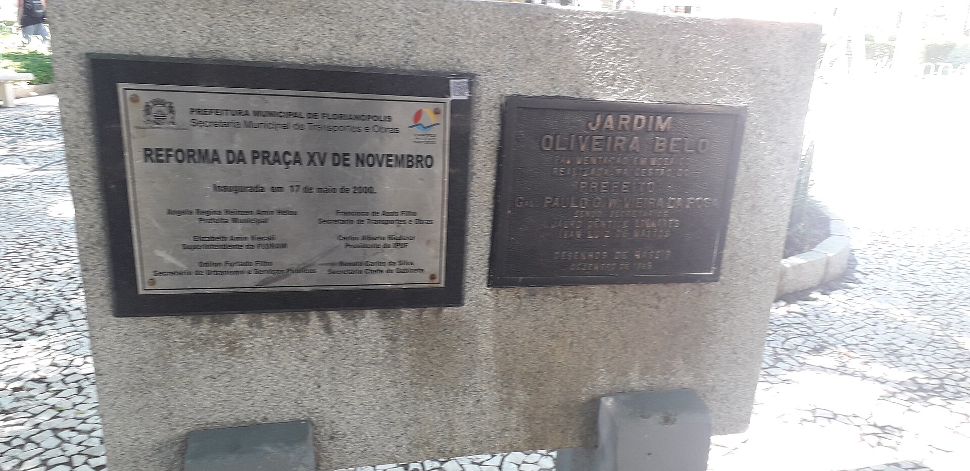 Praça XV de Novembro, centro histórico